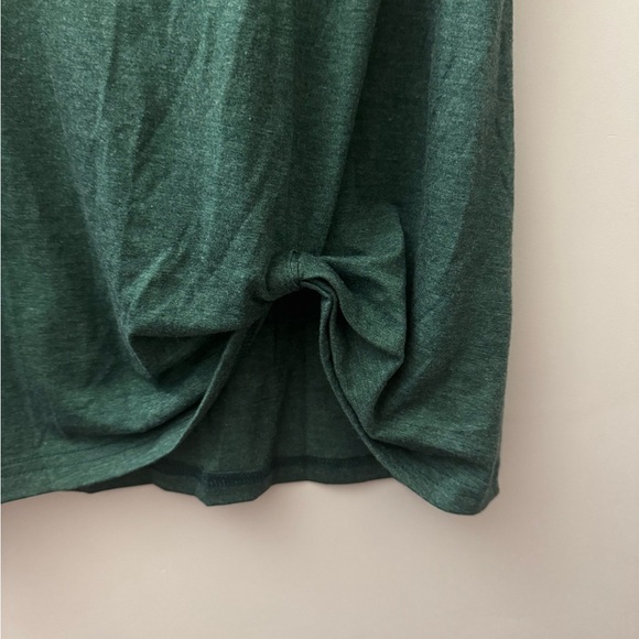 Green Tank Top with Yellow Sunshine Graphic - Picture 2 of 3